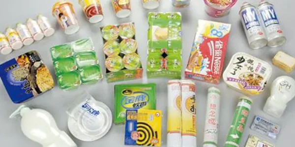 Produits conditionnés sous film rétractable