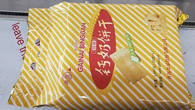 Sachet avec trou de suspension