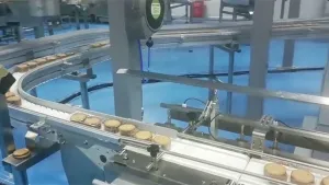 Ligne automatique d’emballage de biscuits
