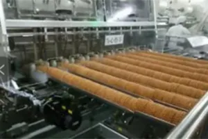Ligne automatique d’emballage de biscuits