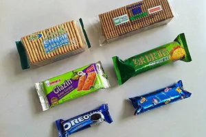 Ligne automatique d’emballage de biscuits