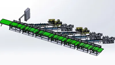 Ligne automatique d’emballage de gâteaux et de barres