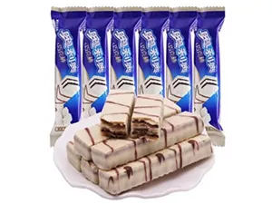 Ligne automatique d’emballage de gaufrettes et de chocolat